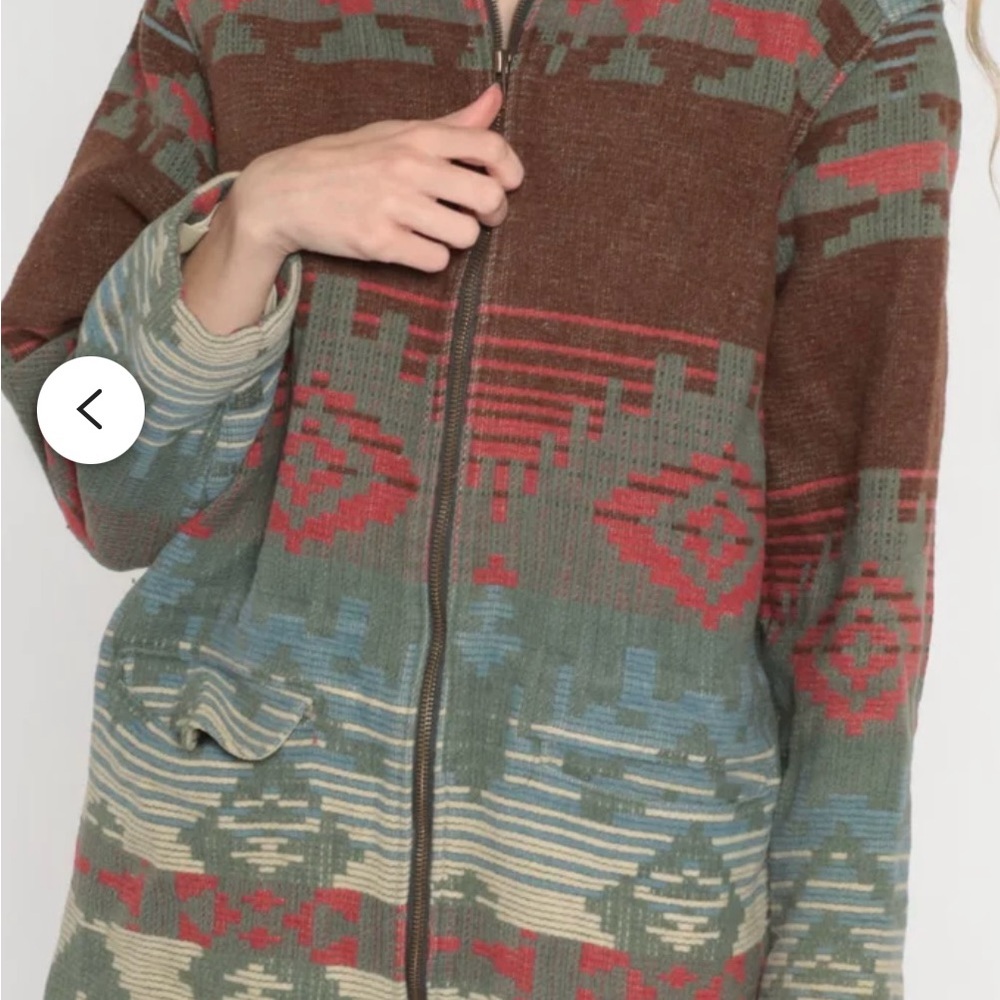 Women's Multicolor Patterned Jacket - image 3